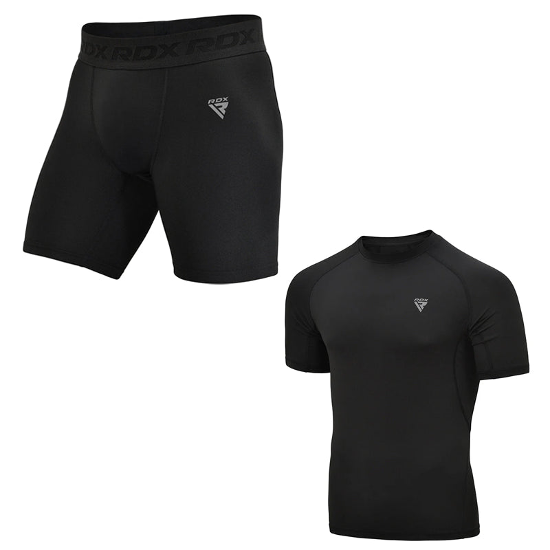 Rashguard MC T15 + Short de Compresión – RDX Sports Peru